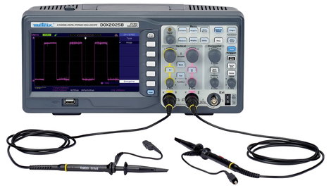 Metrix DOX2025B Digitális oszcilloszkóp 20 MHz 2 csatornás 50 GSa/mp 32 kpts 8 bit Digitális memória 4. kép