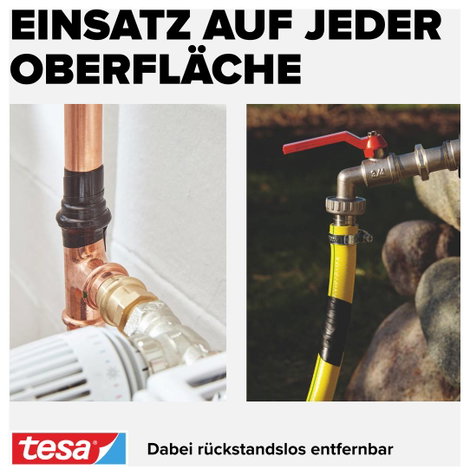 tesa EXTREME REPAIR 56064-00001-00 Repair tape tesa® extra Power Fekete (H x Sz) 2.5 m x 19 mm 1 db 4. kép