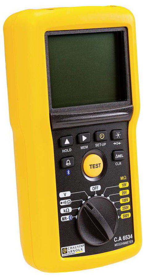 Chauvin Arnoux C.A 6534 Szigetelésmérő műszer 10 V, 25 V, 100 V, 250 V, 500 V 50 GΩ 2. kép