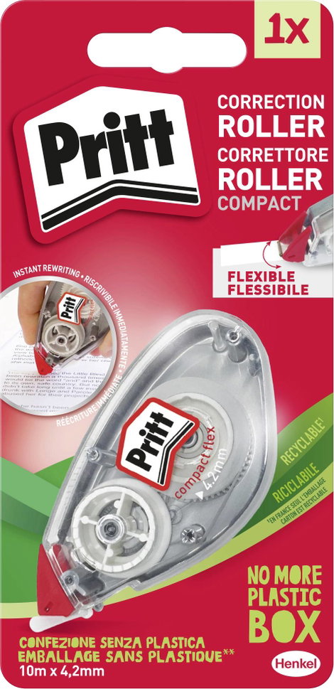 Henkel Görgős hibajavítók Korrekturroller Compact Flex 4.2 mm Fehér 10 m 1 db