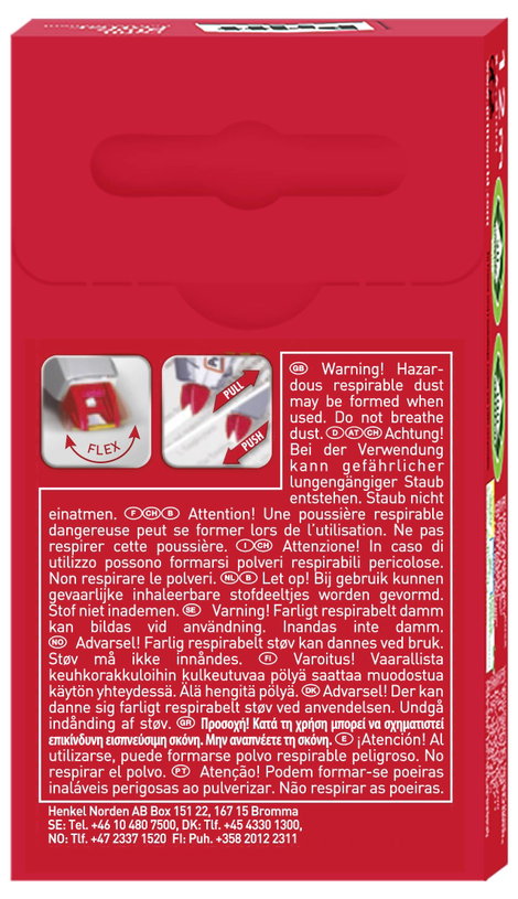 Henkel Görgős hibajavítók Korrekturroller Refill Flex 4.2 mm Fehér 12 m 1 db 3. kép