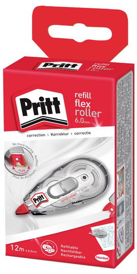 Henkel Görgős hibajavítók Korrekturroller Refill Flex 6 mm Fehér 12 m 1 db
