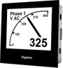 Grafikus DIN mérőkészülék, RGB háttérvilágítás, 0 -500 V/AC, 10-500 Hz, 68 x 68 mm, TDE Instruments bélyegkép