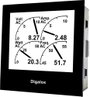 Grafikus DIN mérőkészülék, RGB háttérvilágítás, 0 -500 V/AC, 10-500 Hz, 68 x 68 mm, TDE Instruments 2. bélyegkép