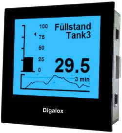 Grafikus DIN mérőkészülék, RGB háttérvilágítás, 0 -500 V/AC, 10-500 Hz, 68 x 68 mm, TDE Instruments 5. kép