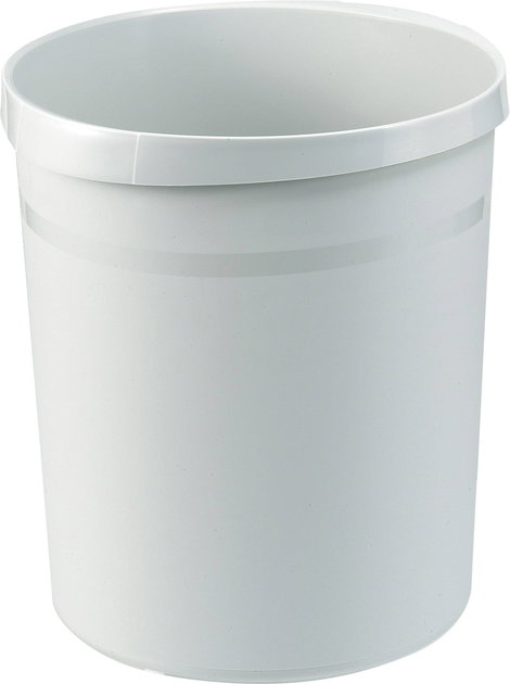 HAN GRIP 18190-11 Papírkosár 18 l (Ø x Ma) 312 mm x 345 mm Polipropilén Élénk szürke 1 db