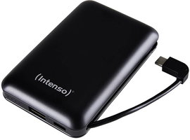 Intenso XC10000 Powerbank 10000 mAh LiPo USB-A, USB-C® Fekete állapotjelző