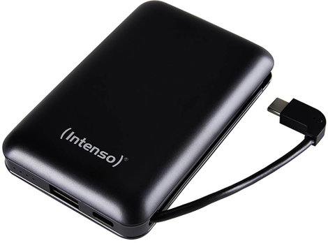 Intenso XC10000 Powerbank 10000 mAh LiPo USB-A, USB-C® Fekete állapotjelző