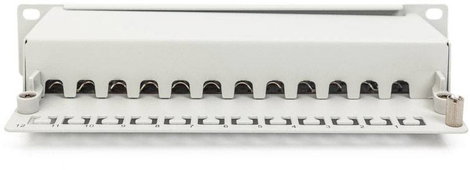 Digitus DN-91612S-EA-G 12 port Hálózati patchpanel 254 mm (10) CAT 6A 1 ME 4. kép