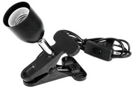 Eurolite 9460120N Lámpafoglalat adapter E27 230 V 60 W Szorítórögzítővel, Euro-dugasszal, Billenőkap