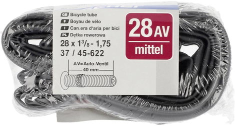 FISCHER FAHRRAD 85098 Kerékpár tömlő 28 coll Autóvszelep (AV) 3. kép