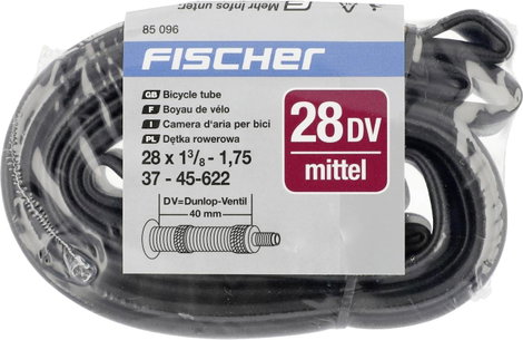 FISCHER FAHRRAD 85096 Kerékpár tömlő 28 coll Dunlop szelep (DV) 6. kép