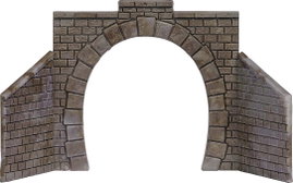 Busch 8840 BUSCH JAEGER TT Tunnel-Portal 1 sínes Kész modell