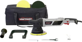 Dino KRAFTPAKET Exzenter 640230 Excentrikus polírozógép 230 V 950 W 1500 - 4800 fordulat/perc 150 mm