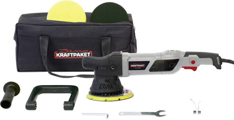 Dino KRAFTPAKET Exzenter 640230 Excentrikus polírozógép 230 V 950 W 1500 - 4800 fordulat/perc 150 mm
