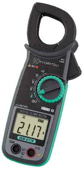 Kyoritsu KEW-2117R Lakatfogó digitális CAT IV 300 V, CAT III 600 V