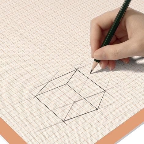 Sigel Graph HO270 Asztali alátét Fehér, Narancs (Sz x Ma) 595 mm x 410 mm 4. kép