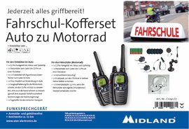 Midland Fahrschulkoffer Midland G7 Pro C1090.S7 PMR LPD kézi rádió adó-vevő készülék