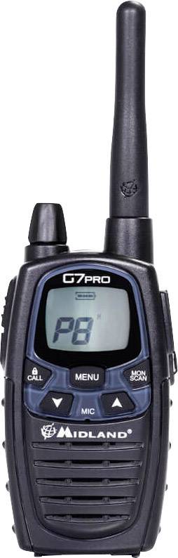 Midland Fahrschulkoffer Midland G7 Pro C1090.S7 PMR LPD kézi rádió adó-vevő készülék 2. kép