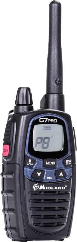 Midland Fahrschulkoffer Midland G7 Pro C1090.S7 PMR LPD kézi rádió adó-vevő készülék 4. kép