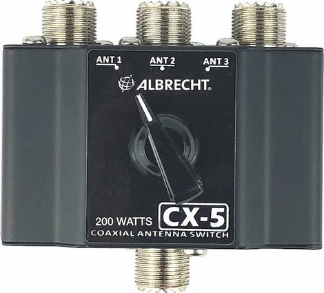 Albrecht Antenna átkapcsoló CX-5 3-Wege Antennenschalter 7402