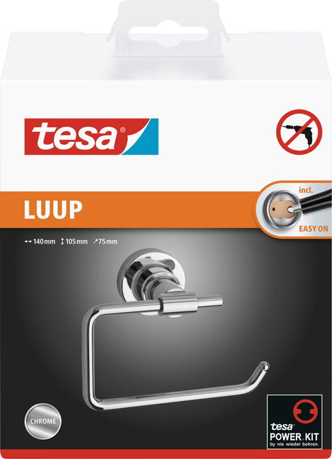 tesa luup Toalettpapír tartó Ragasztó Fém 4. kép