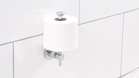 tesa LOXX Toalettpapír tartó Ragasztó Fém 2. kép