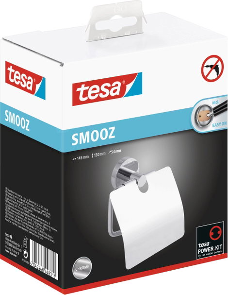 tesa SMOOZ Toalettpapír tartó Ragasztó Fém 5. kép