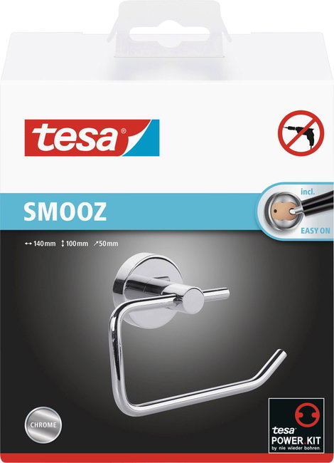 tesa SMOOZ Toalettpapír tartó Ragasztó Fém 5. kép