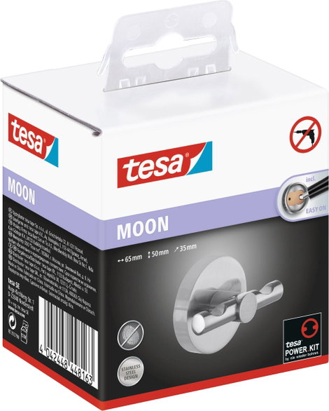 tesa MOON Ruhafogas akasztó Ezüst 6. kép
