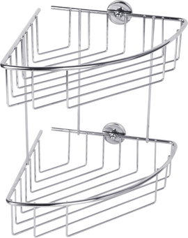 tesa 40215-00000-00 baath Plus Sarok tusolókosár Ragasztó Króm (fényes)