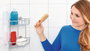 tesa 40215-00000-00 baath Plus Sarok tusolókosár Ragasztó Króm (fényes) 5. bélyegkép