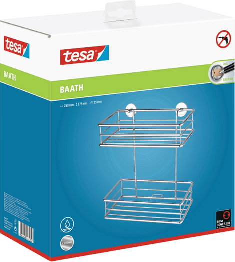 tesa 40212-00000-00 baath Plus Tusolókosár Ragasztó Ezüst 7. kép