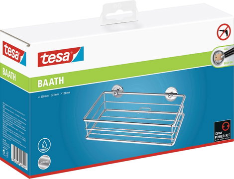 tesa 40213-00000-00 baath Plus Tusolókosár Ragasztó Ezüst 7. kép