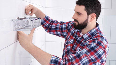 tesa 40206-00000-00 ALUXX Fürdőszobai polcok Ragasztó Króm (fényes) 3. kép