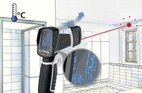 Laserliner CondenseSpot XP Légnedvesség mérő 1 % rF 99 % rF 9. kép