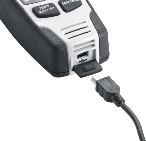 Laserliner 082.031A Légnedvesség mérő 0 % rF 100 % rF Olvadáspont-/penészesedés jelző 4. kép