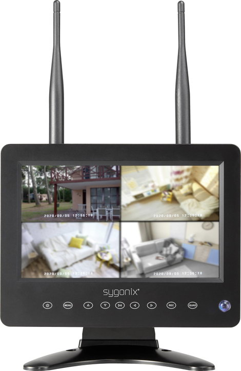 Vezeték nélküli megfigyelő kamera készlet, 4 csatornás 720p 2,4 GHz, Sygonix SY-4548736 10. kép