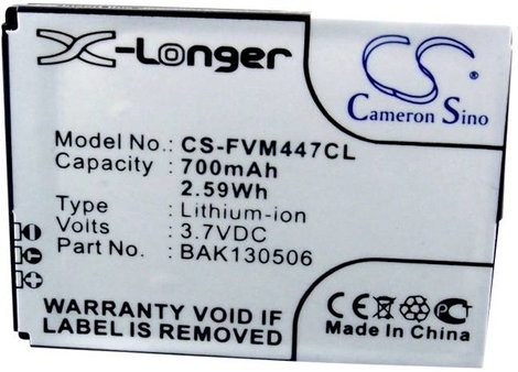Beltrona CS-FVM447CL FRIMTF Vezeték nélküli telefon akku Lítiumion 3.7 V 700 mAh 4. kép