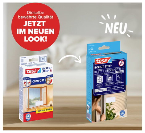 Szúnyoghálók ablakra, rovarriasztók, rovarfogók, tesa® Comfort 2. kép