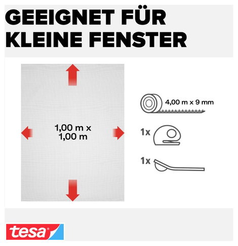 Szúnyoghálók ablakra, rovarriasztók, rovarfogók, tesa® Comfort 4. kép