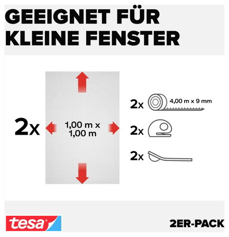 Szúnyoghálók ablakra, rovarriasztók, rovarfogók, tesa® Comfort 4. kép