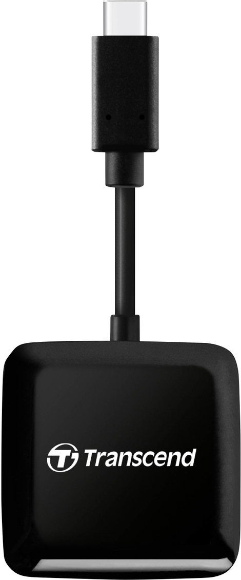 Transcend TS-RDC3 Külső memóriakártya olvasó USB-C® Fekete