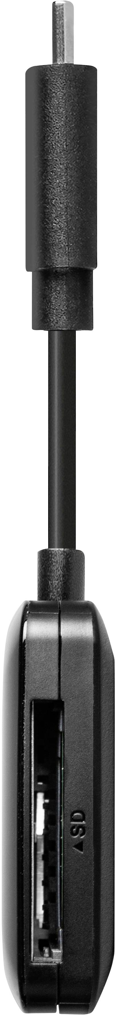 Transcend TS-RDC3 Külső memóriakártya olvasó USB-C® Fekete 3. kép