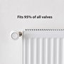 Danfoss 014G2460 Ally™ Vezeték nélküli fűtőtest termosztát Elektronikus 5 - 35 °C 6. bélyegkép