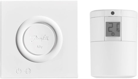 WiFi-s radiátor termosztát készlet 5 - 35 °C, Danfoss 014G2440 Ally 2. kép