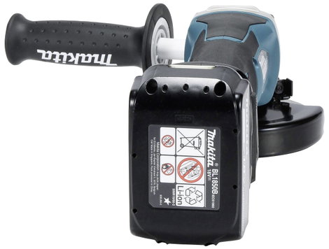 Makita DGA517RTJ Akkus sarokcsiszoló 125 mm 2. akkuval, Töltővel 18 V 5 Ah 4. kép