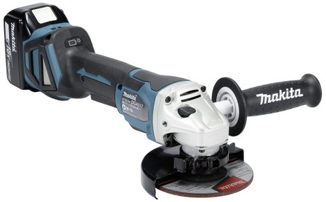 Makita DGA517RTJ Akkus sarokcsiszoló 125 mm 2. akkuval, Töltővel 18 V 5 Ah 7. kép