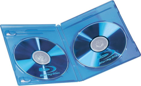 Hama Blu-ray tok 00051468 2 CD/DVD/Blu-ray Kék Polipropilén 3 db 2. kép