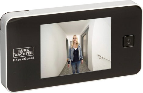 Digitális ajtókémlelő 3,2-os TFT kijelzővel (8,13 cm), Burg Wächter Door eGuard DG 8100